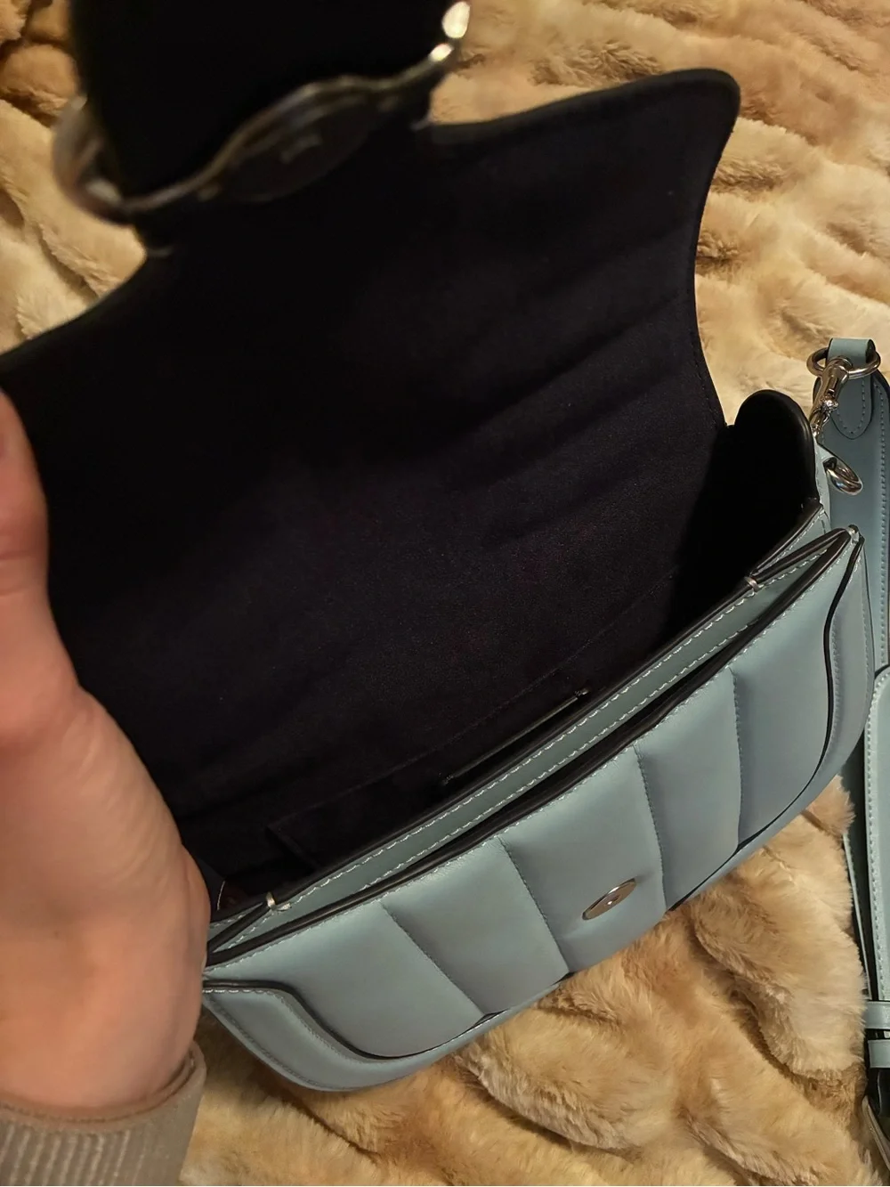 Coach Georgie Crossbody Bag in Light Blue